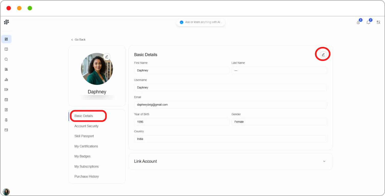 How to update your profile details screenshot 4