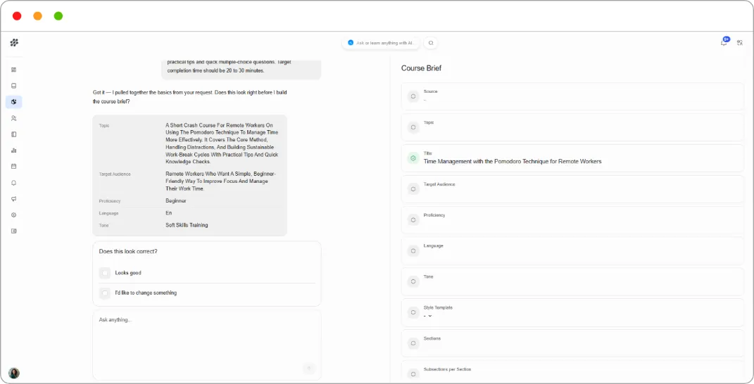 How to Create a Course with AI Studio screenshot 10