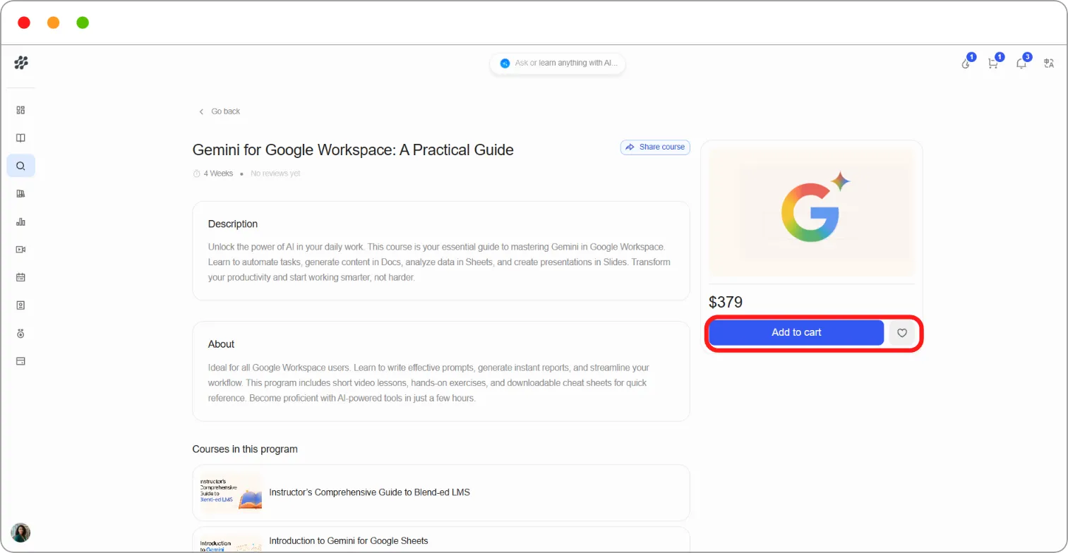 How learners buy a paid course screenshot 15